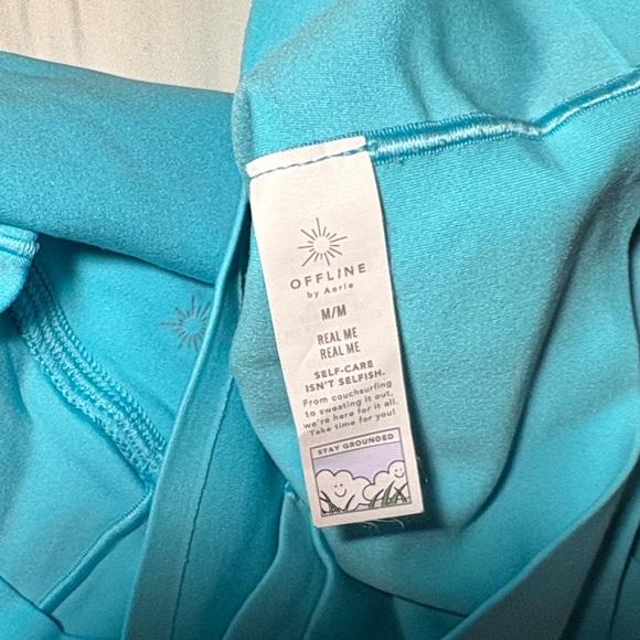 Aerie Turquoise Strappy Top and Skirt Set - Picture 3 of 7
